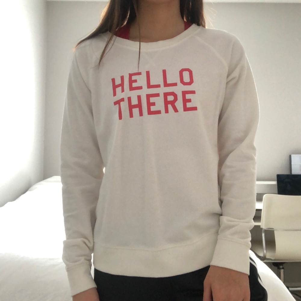 HELLO THERE CREWNECK OLD NAVY MEDIUM